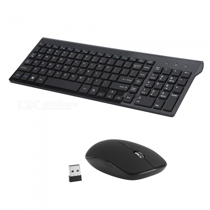 Tastiera e mouse wireless 2.4 ghz per tablet, pc, smartphone,tv